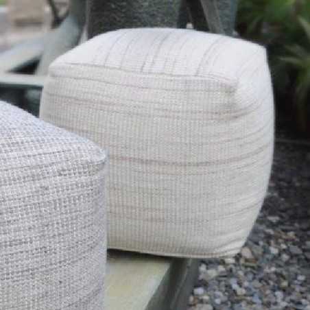 Pouf modelo dallas color marfil